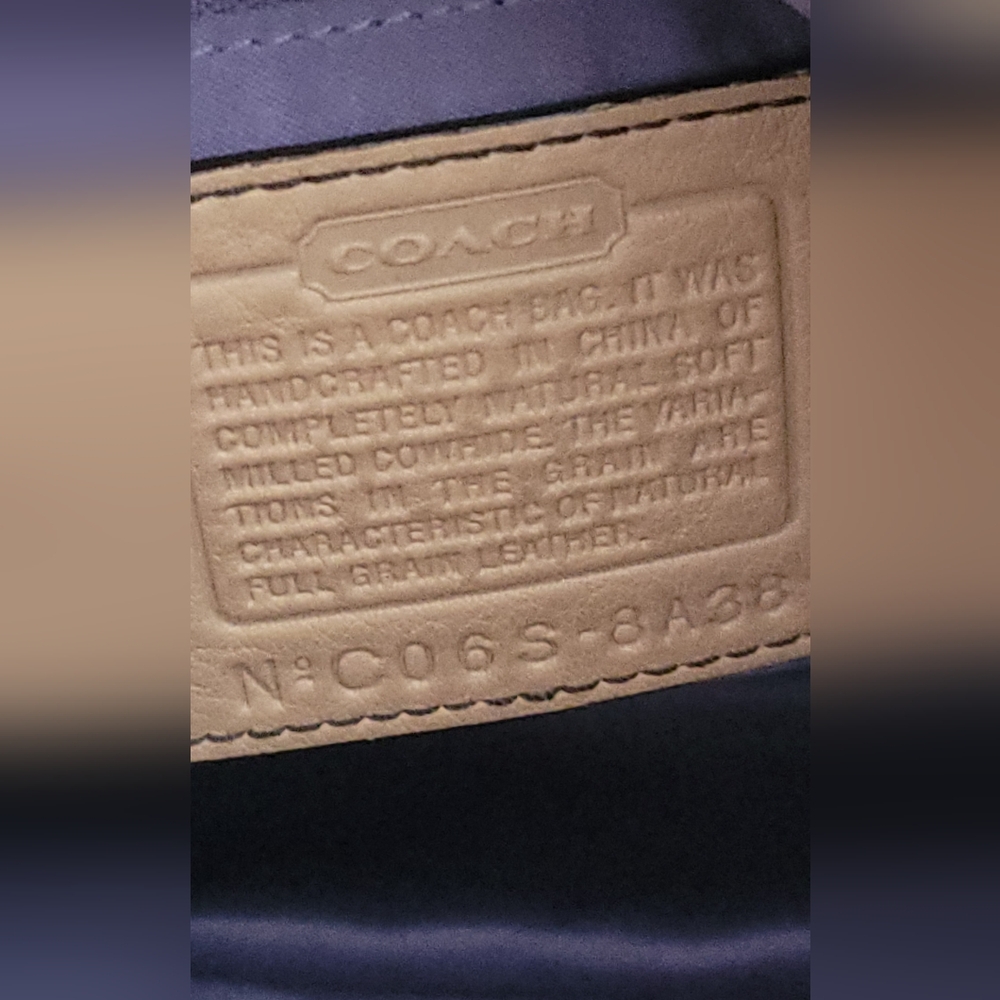 Vintage Coach Chelsea Shoulder Bag Pebbled Leather - Picture 3 of 16